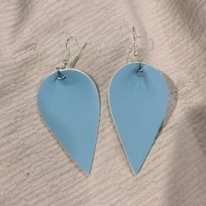 🎉FINAL PRICE🎉 Pale blue teardrop earrings